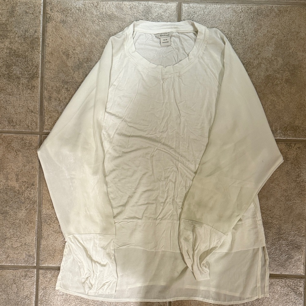 Ariat White Long Sleeve Shirt